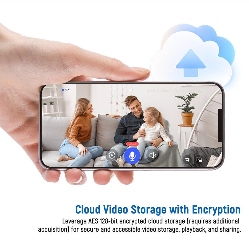 4G LTE Cellular Security Camera with Solar Panel, 1080P HD, AI Motion Detection, Pan Tilt, 2-Way Talk, Night Vision, SIM Card Included, Works with Verizon/At&T/T-Mobile, No Wifi Needed, IP65