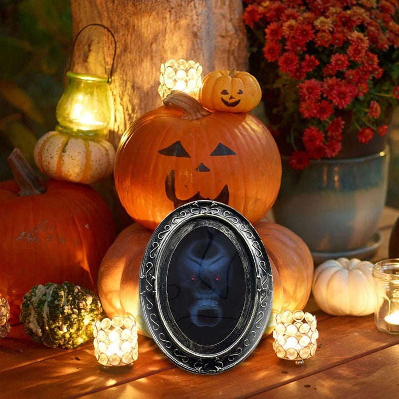 2020 Magic Haunted Mirror Motion Activated Scary Mirror for Halloween Display Prop Decorations Horror Toys