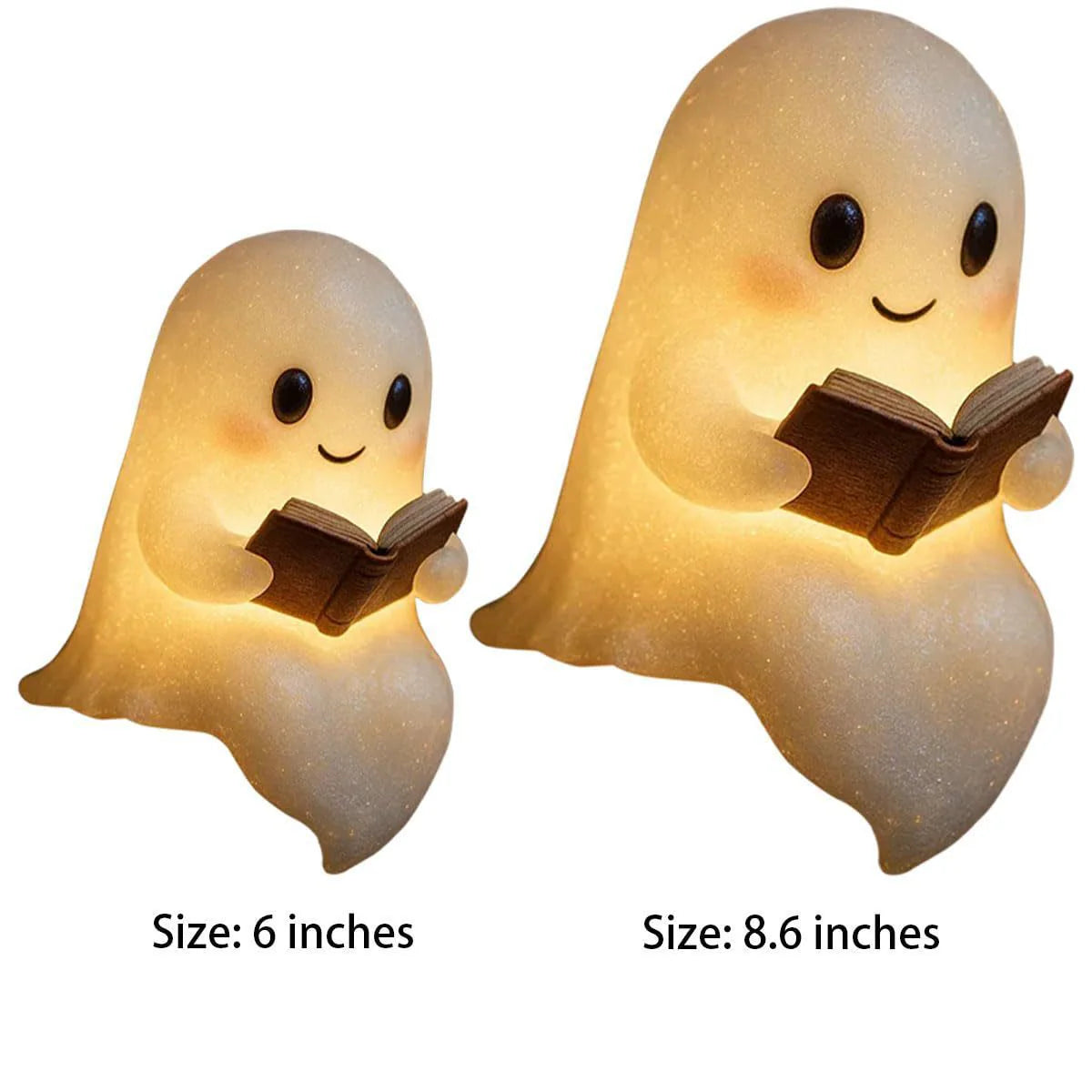 Cute LED Ghost Night Light Children'S Nightlight Gift Bedside Sleep Lamp Halloween Decorations Lovely Ghost Lamp Warm Light