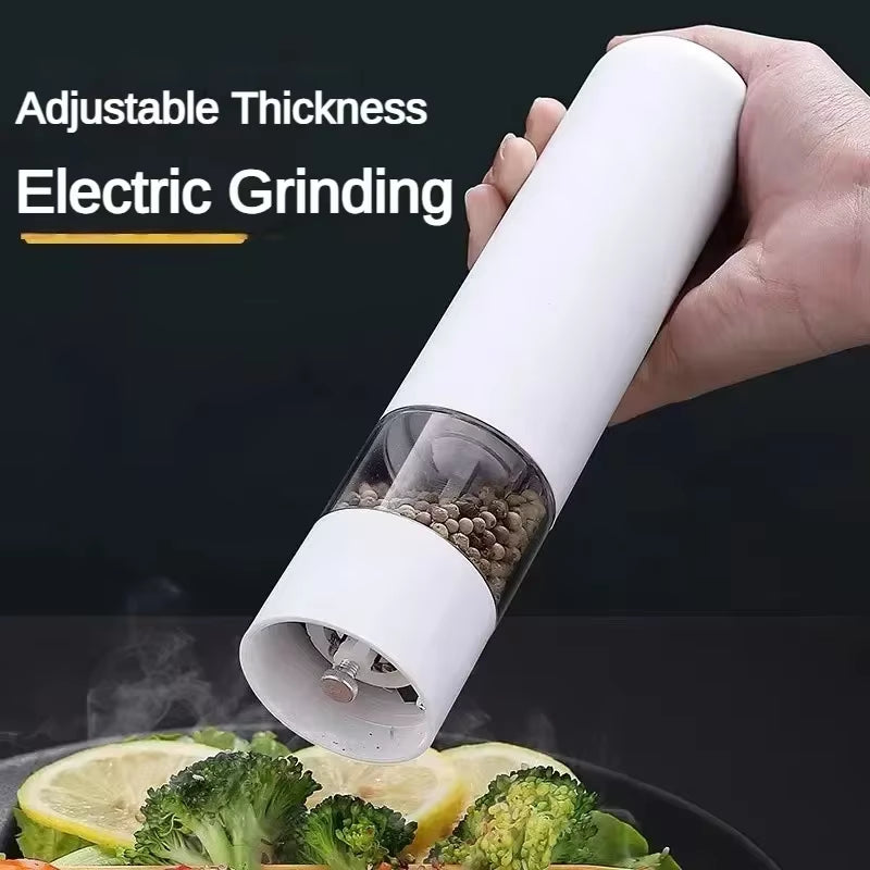 Electric Fully Automatic Grinder Spice Salt Grinder Automatic Gravity Induction Pepper Mixer Research Mill Kitchen Grinding Tool