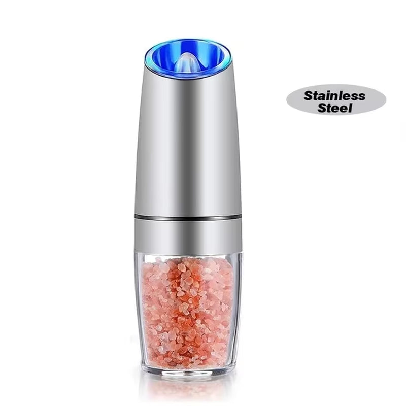 Electric Fully Automatic Grinder Spice Salt Grinder Automatic Gravity Induction Pepper Mixer Research Mill Kitchen Grinding Tool