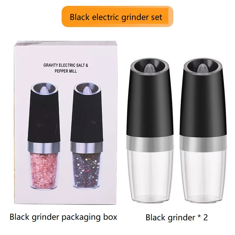 Electric Fully Automatic Grinder Spice Salt Grinder Automatic Gravity Induction Pepper Mixer Research Mill Kitchen Grinding Tool