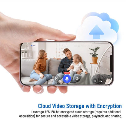 4G LTE Cellular Security Camera with Solar Panel, 1080P HD, AI Motion Detection, Pan Tilt, 2-Way Talk, Night Vision, SIM Card Included, Works with Verizon/At&T/T-Mobile, No Wifi Needed, IP65