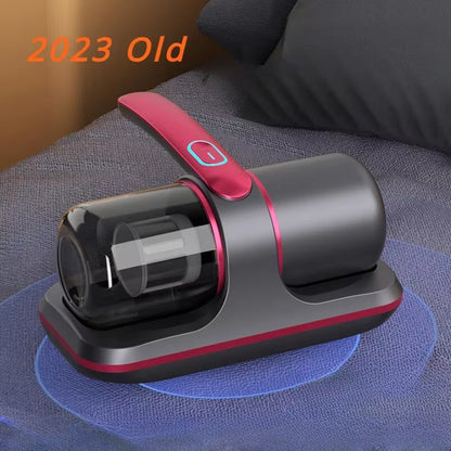 2024 New Mite Removal Instrument Vacuum Cleaner 12000PA Handheld Vacuum for Mattress Sofa Bed Home Detachable Filter Bed Cleaner