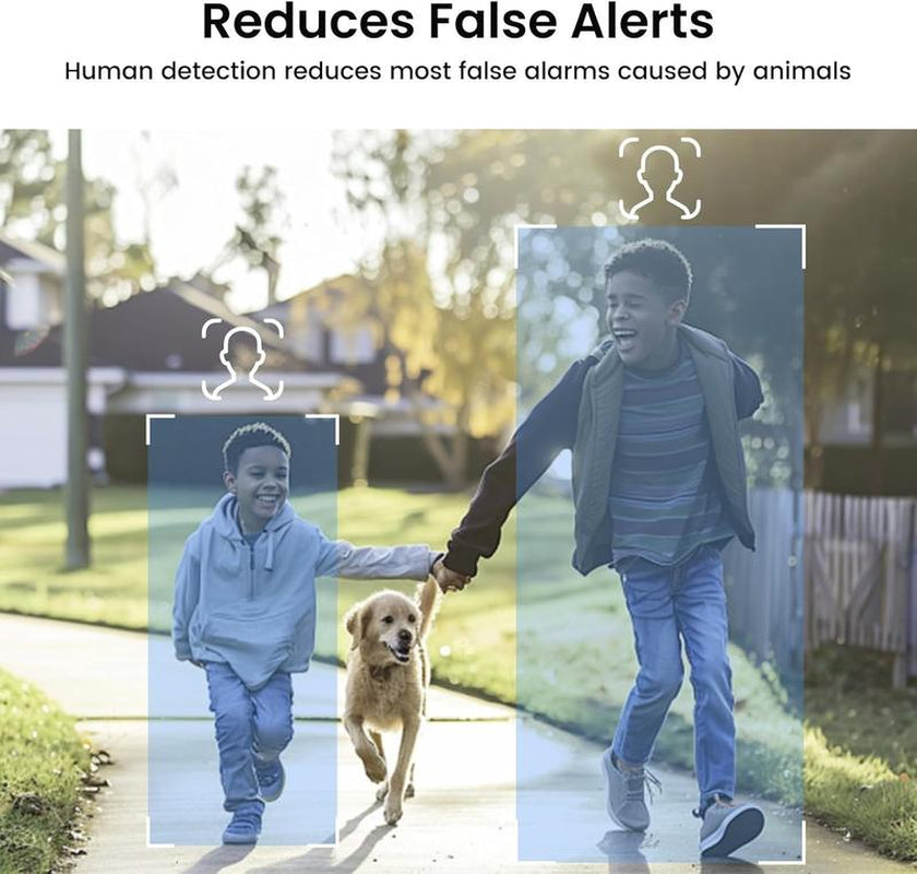 AOSU Doorbell Camera Wireless - Head-To-Toe View, Intelligent Package Detection, 2.4G Wi-Fi Video Doorbell with Chime, No Monthly Fees, Smart Human Detection, Works with Alexa and Google Assistant