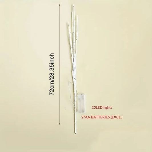 LED White Birch Branch Festive Lights Christmas Tree Branch Fairy Garland Light Party Wedding Decoration Twig Dinner Table Lamp