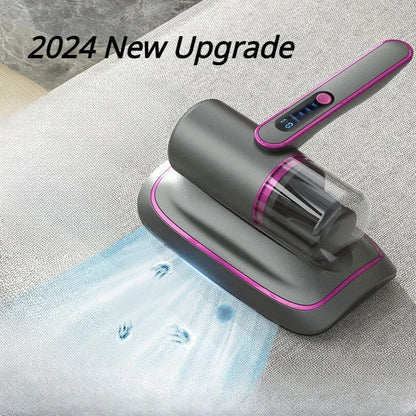 2024 New Mite Removal Instrument Vacuum Cleaner 12000PA Handheld Vacuum for Mattress Sofa Bed Home Detachable Filter Bed Cleaner