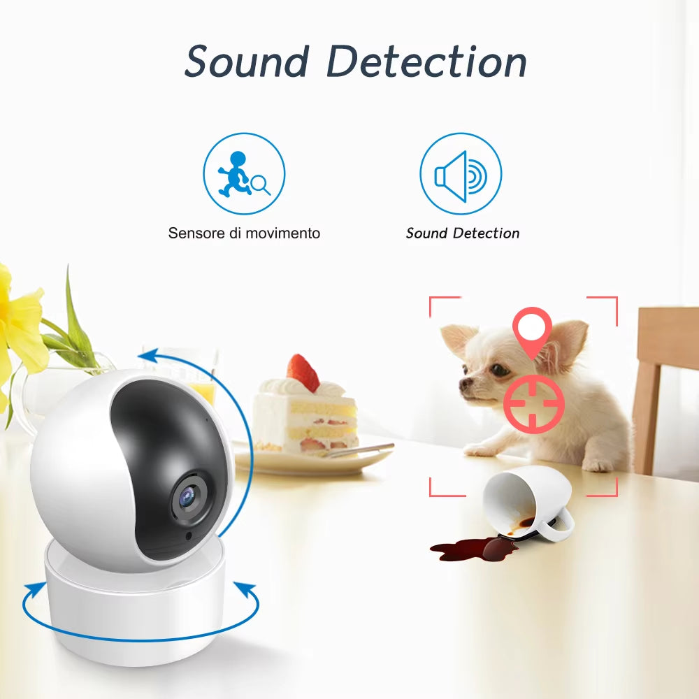 Surveillance Camera Activity Alerts Night Vision Baby Monitor 1080P Wifi IP Camera for Tuya Smart Life PG107 PG103