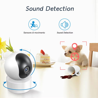 Surveillance Camera Activity Alerts Night Vision Baby Monitor 1080P Wifi IP Camera for Tuya Smart Life PG107 PG103