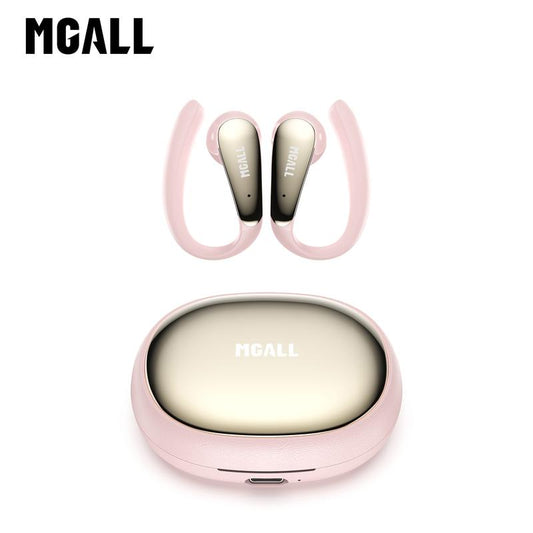 MGALL C09 Supports 169 Language Translation, Open‑Ear Wireless Headphones with 2025 Bluetooth 6.0, ENC Call Noise Reduction, Berlin Super Sense Sound, Comfortable No‑Pain Listening for Long Wear, Audio Headset for Music, Calls & Sports