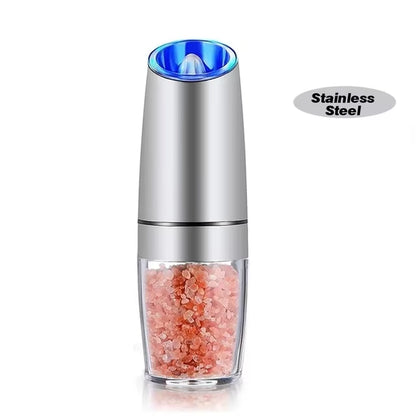 Electric Fully Automatic Grinder Spice Salt Grinder Automatic Gravity Induction Pepper Mixer Research Mill Kitchen Grinding Tool